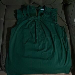 Emerald green blouse for women